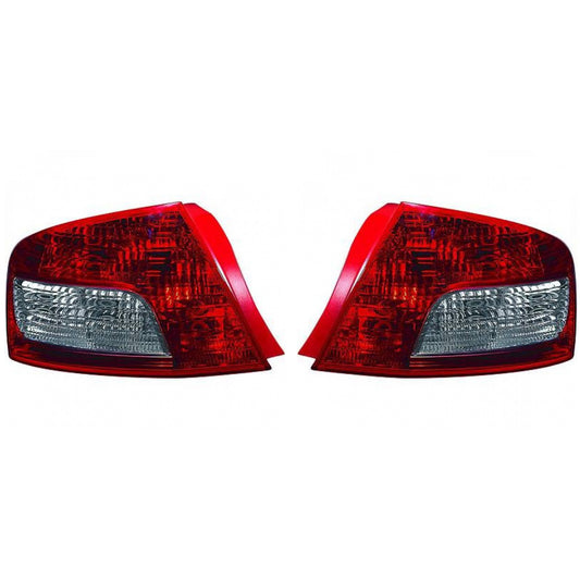 Depo / TYC Heckleuchte SET passt für Peugeot 407 nur Limousine (6D) ab 08-10