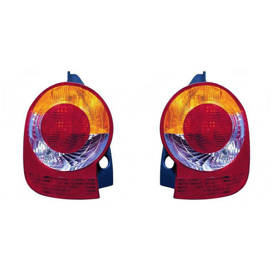 Depo / TYC Rückleuchte rot SET passt für Renault Modus Grand (F/JP0) ab 04-08