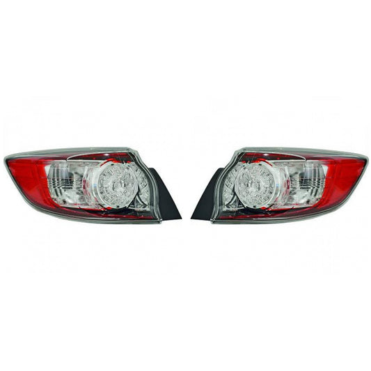 Depo / TYC LED Heckleuchte außen SET passt für Mazda 3 (BL) ab 09-11