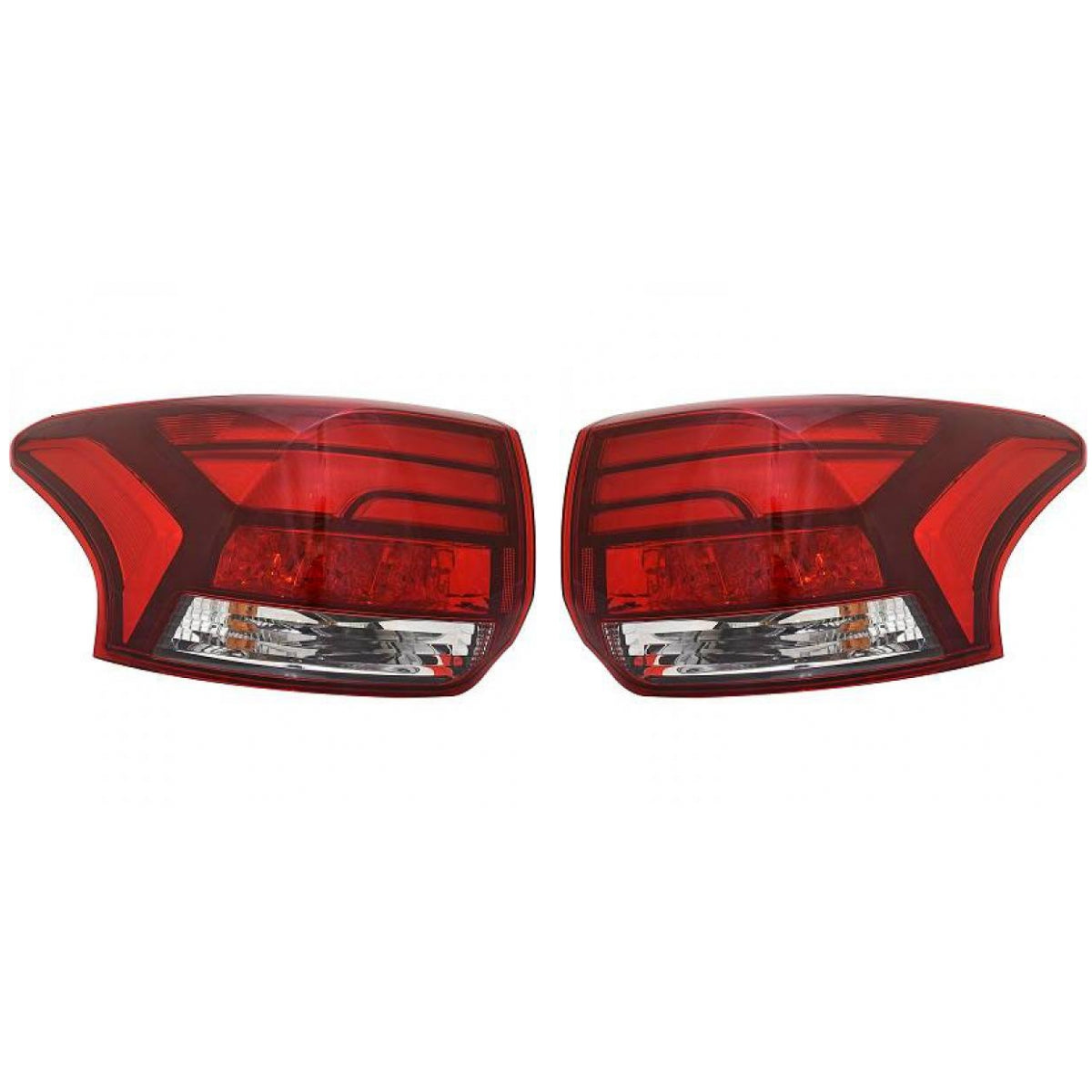 Depo/TYC Rückleuchte außen SET passt für Mitsubishi Outlander III GG ab 12-18