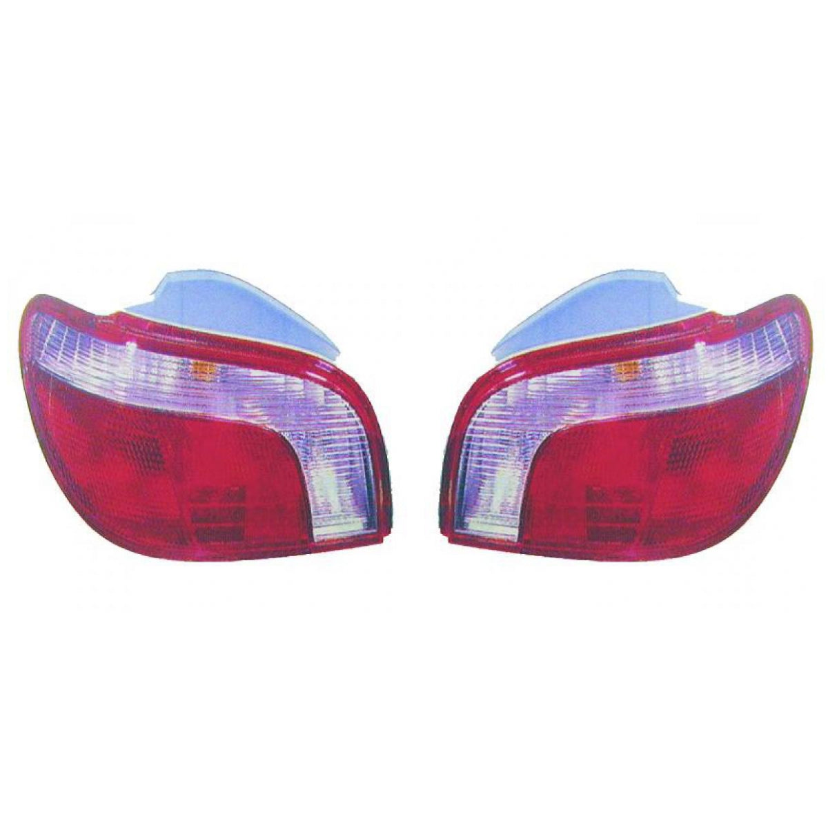 Depo / TYC Rückleuchte SET passt für Toyota Yaris Liftback P1 ab 99-05