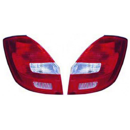 OE Depo/TYC Rückleuchte SET passt für Skoda Fabia II Limo Combi 542 ab 07-14