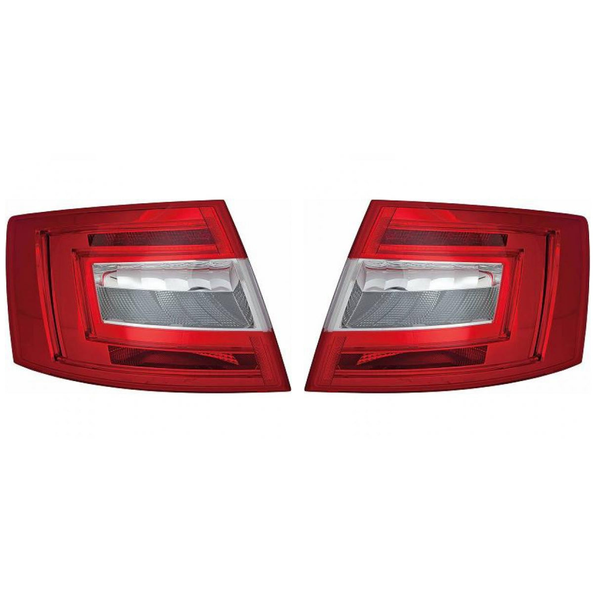 OE Depo / TYC Rückleuchte SET passt für Skoda Octavia III (5E3) ab 12-16