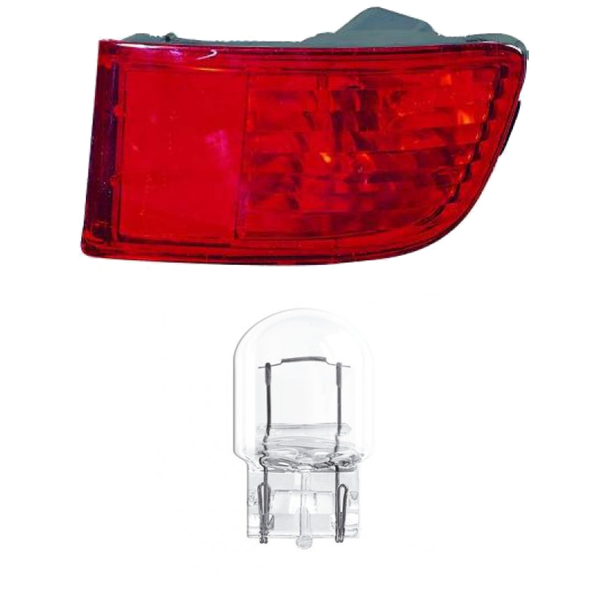Depo / TYC Heckleuchte Rückleuchte rechts W21W für Toyota Land Cruiser Prado J12 Baujahr 2003-2008 inklusive Leuchtmittel/...
