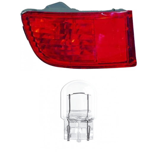 Depo / TYC Heckleuchte Rückleuchte links W21W für Toyota Land Cruiser Prado J12 Baujahr 2003-2008 inklusive Leuchtmittel/B...