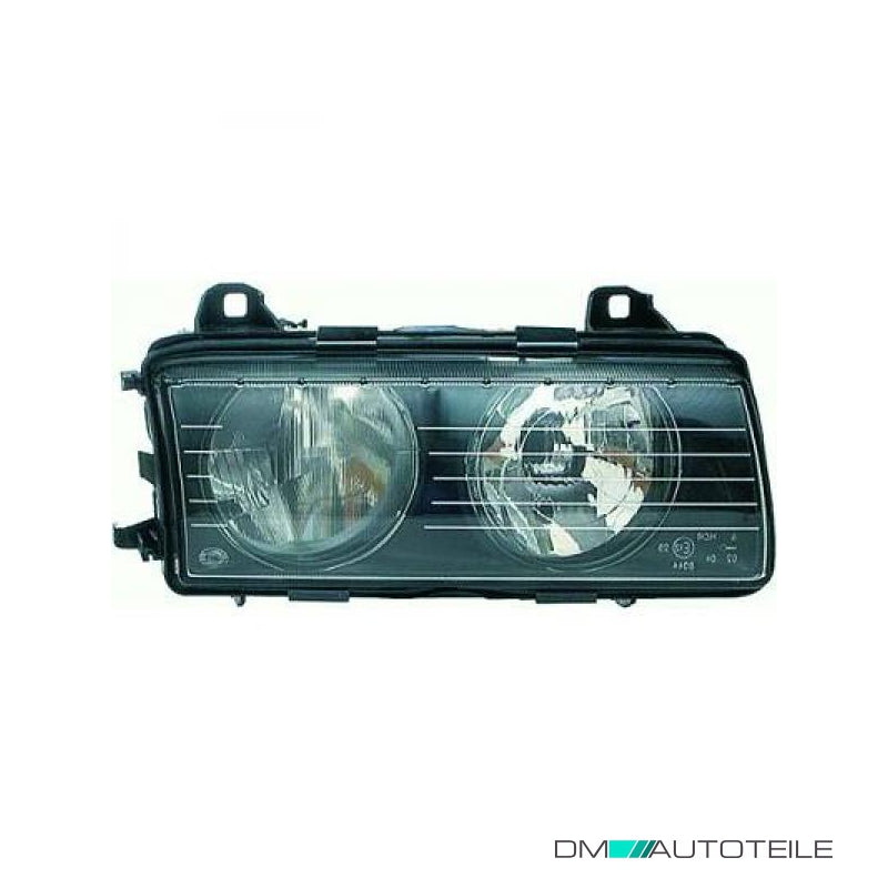 Scheinwerfer links H7/H7 passt für BMW 3er E36 Limo Coupe Cabrio Touring 94-99