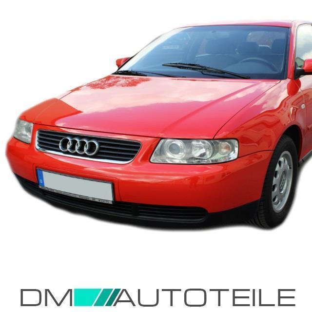 Audi A3 8L Facelift Klarglas Chrom Scheinwerfer H7/H1 Rechts & Links 00-03 + Birnen Komplett