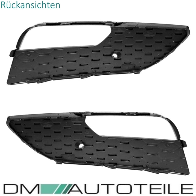 Upgrade Design Frontstoßstange für Audi A3 8V 12-16 inkl. Zubehör in  Hochglanz schwarz mit PDC