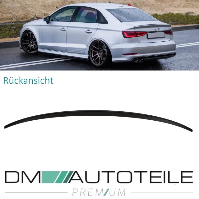 SET Sport-Heckspoiler Lippe Carbon Design passt für Audi A3 8V Limousi –  Tuning King