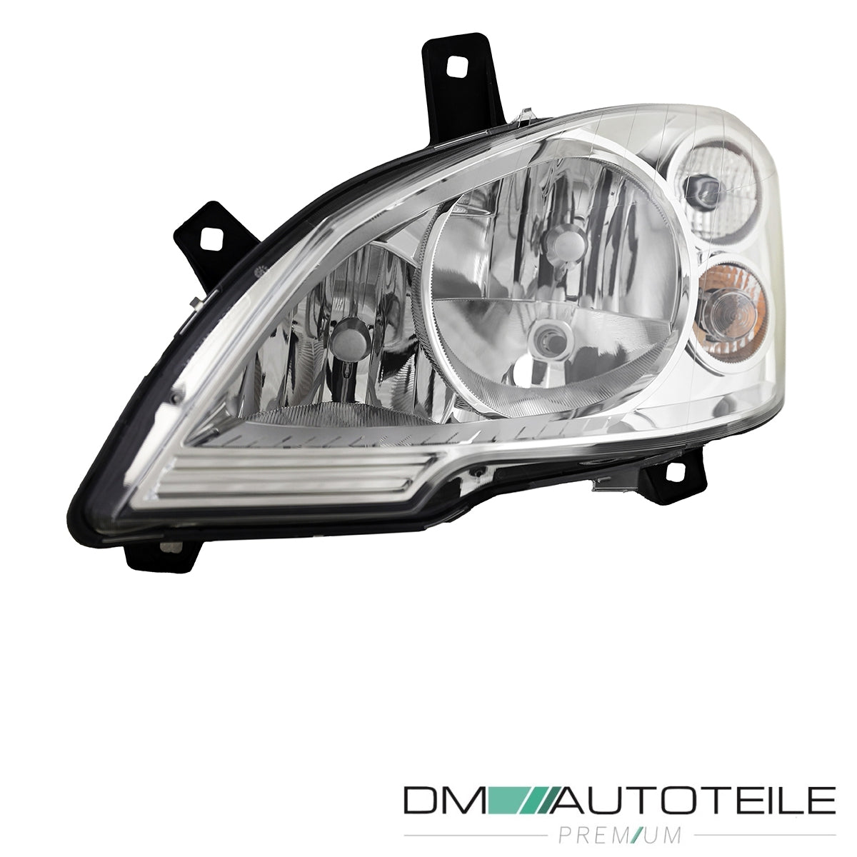 Hella Scheinwerfer H7/H7/H7 links passt für Mercedes Viano Vito (W639) ab 10-14