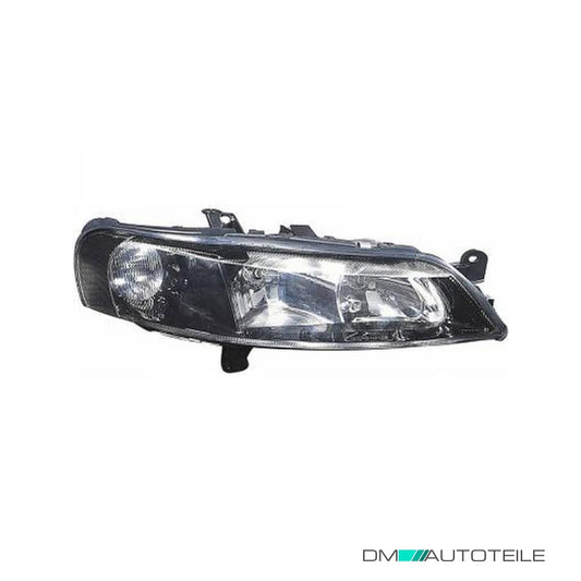 Scheinwerfer schwarz H7 rechts passt für Opel Vectra B CC / Caravan J96 ab 99-03