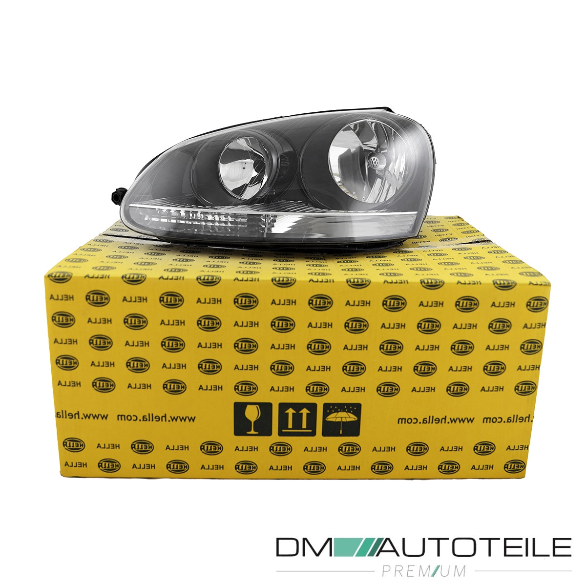 Original Hella Scheinwerfer H7 links passt für VW Golf V GTI (1K1) ab 03-08