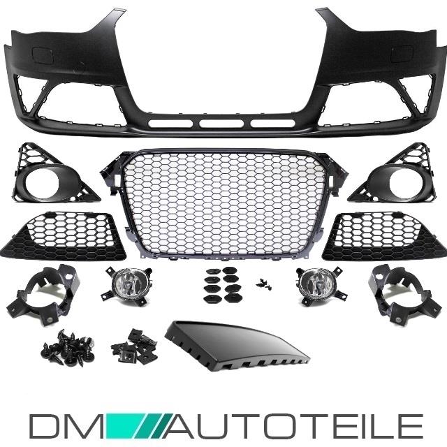 Stoßstange vorne für SRA ohne PDC + Grill passt für Audi A4 B8 8K 11-16 kein RS4