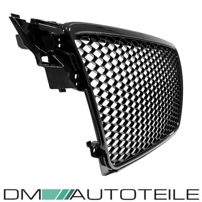 Kühlergrill Wabengrill Schwarz Hochglanz passt für Audi A4 B8 ab 08-12 kein RS4