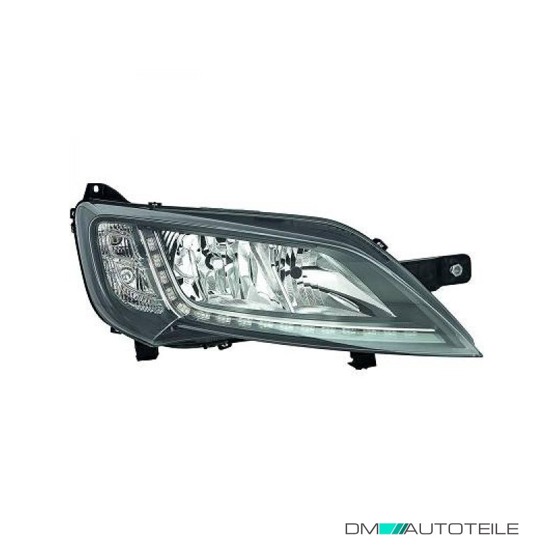 Scheinwerfer Depo LED TGFL schwarz rechts passt für Citroen/Fiat/Peugeot ab 14