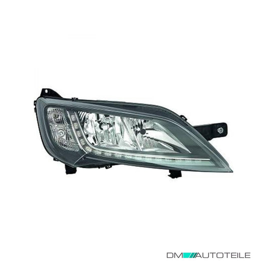 Scheinwerfer Depo LED TGFL schwarz rechts passt für Citroen/Fiat/Peugeot ab 14