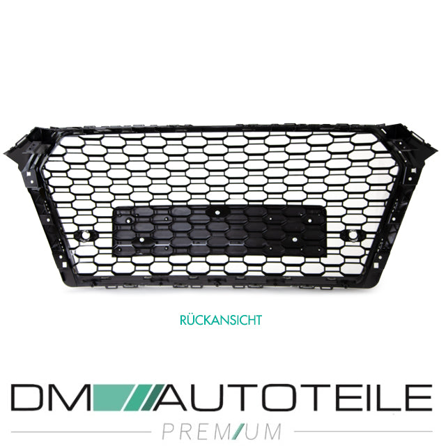 Kühlergrill Wabengrill Schwarz Hochglanz passt für Audi A4 B9 ab 2016-2019 kein RS4