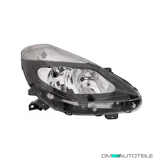 Scheinwerfer rechts schwarz H7/H7 passt für Renault Clio III +Grandtour bj 09-14