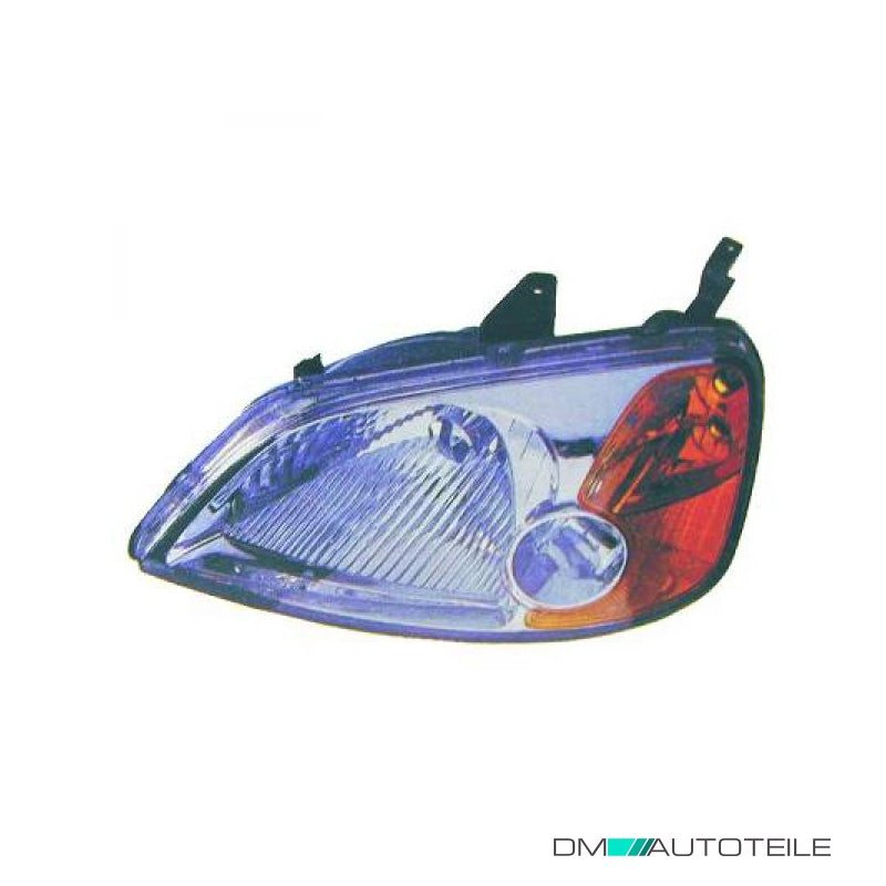 Scheinwerfer H4 rechts passt für Honda Civic VII Stufenheck/Coupe (ES) ab 00-03