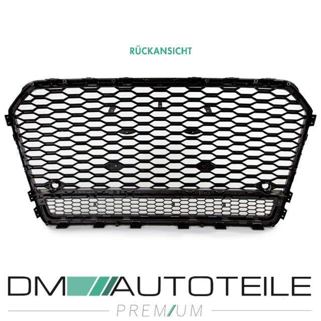 Wabengrill Kühlergrill schwarz glanz passt für Audi A6 4G ab 2014-2018 kein RS6