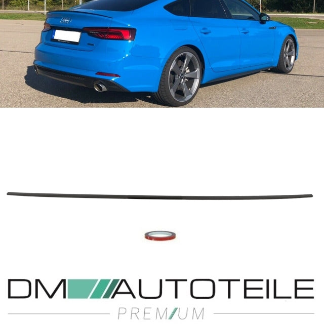 SET Sport-Heckspoiler Hecklippe grundiert + 3M passt für Audi A5 B9 F5 Sportback 5-Türer auch RS5