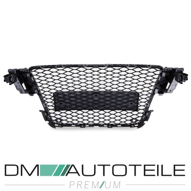 Kühlergrill Grill Wabendesign hochglanz Schwarz lackiert passt für Audi A5 8T Baujahr 2007-2011