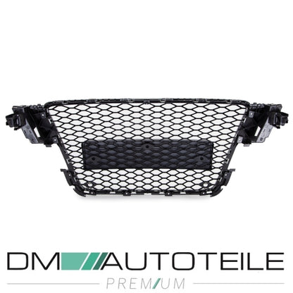 Kühlergrill Grill Wabendesign hochglanz Schwarz lackiert passt für Audi A5 8T Baujahr 2007-2011
