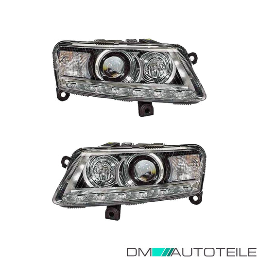 Xenon Scheinwerfer D3S/H7 SET passt für Audi A6 C6 Facelift mit LED 2008-2011