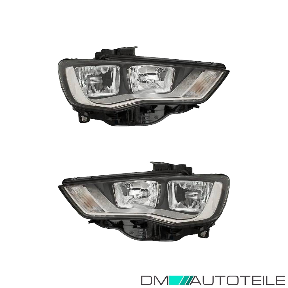 Scheinwerfer SET H7/H15 passt für Audi A3 8V Vorfacelift ab Baujahr 12-16