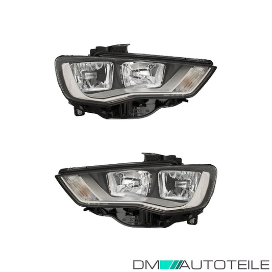 Scheinwerfer SET H7/H15 passt für Audi A3 8V Vorfacelift ab Baujahr 12-16
