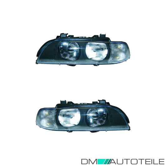 Scheinwerfer mit Motor H7/HB3 SET passt für BMW 5er Limo Touring E39 95-00