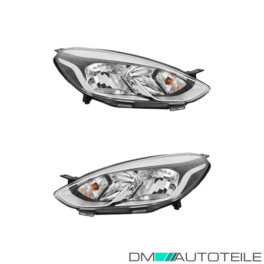 Scheinwerfer SET+ Motor H7 /H15 /PY21W passt für Ford Fiesta VII ab 2017