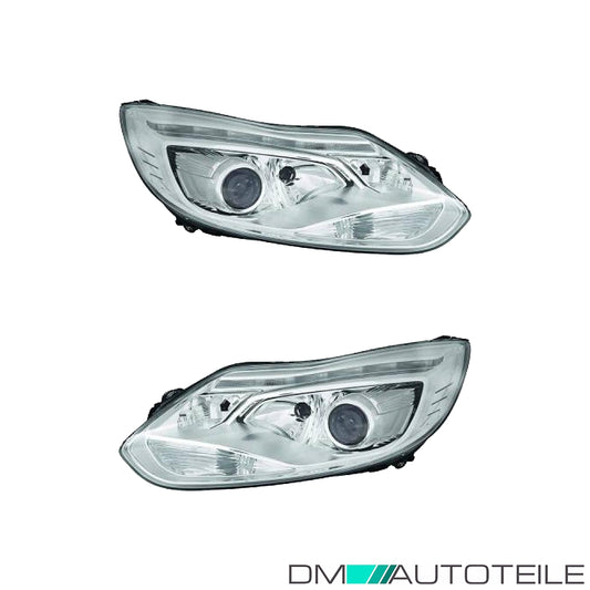 Xenon Scheinwerfer D3S Depo SET passt für Ford Focus III Vorfacelift ab 11-14