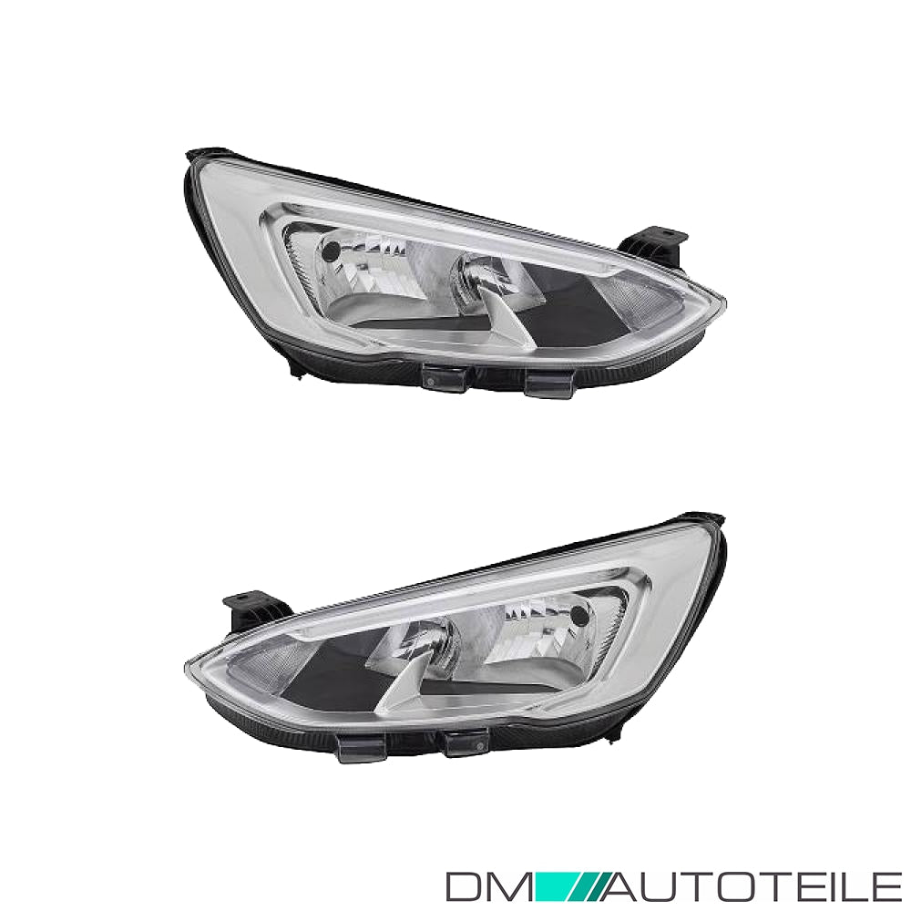 Scheinwerfer + LED H7/H1 SET passt für Ford Focus IV (HM/HN/HP) ab Baujahr 18