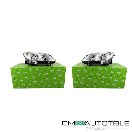 Original Valeo Scheinwerfer H7/H1 SET passt für Opel Corsa D (S07) ab 06-10