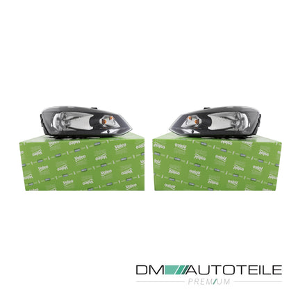 Valeo Halogen Scheinwerfer H4 SET passt für VW Polo (6C1) ab 09-14