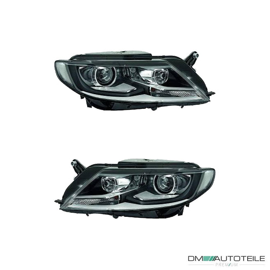 Bi-Xenon Scheinwerfer Marelli D3S/H7 + TGFL SET passt für VW CC 358 ab 12-16