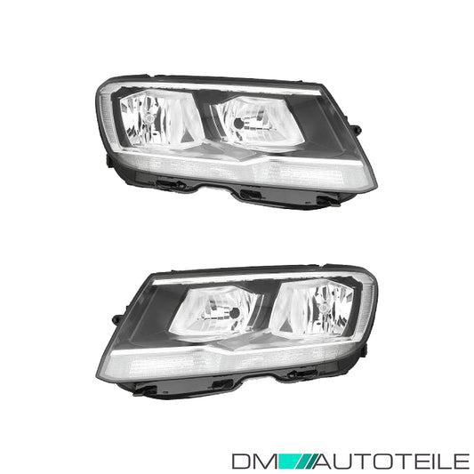 Halogen Scheinwerfer Depo H7/H7/PW24W SET passt für VW Tiguan (AD1) ab 16-20