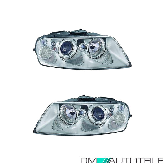 Scheinwerfer mit Motor H7/H9 SET passt für VW Touareg (7L7) ab 2002-2006