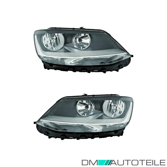 Scheinwerfer H7/H7 mit Motor Depo SET passt für VW Sharan (7N2) ab 2010