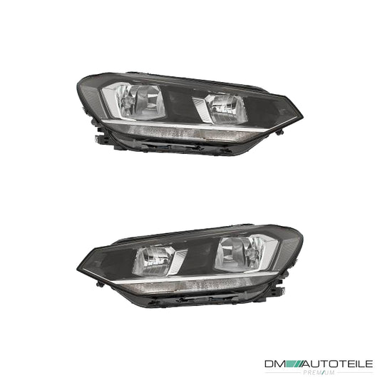 Marelli Halogen H7 Scheinwerfer SET passt für VW Touran (5T1) ab Baujahr 2015