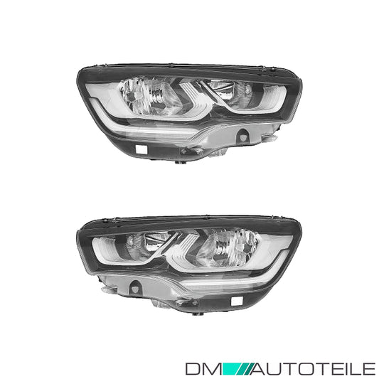 Scheinwerfer LED/H7 SET passt für Citroen C4 II DS 4 (B7) Crossback ab 15-20