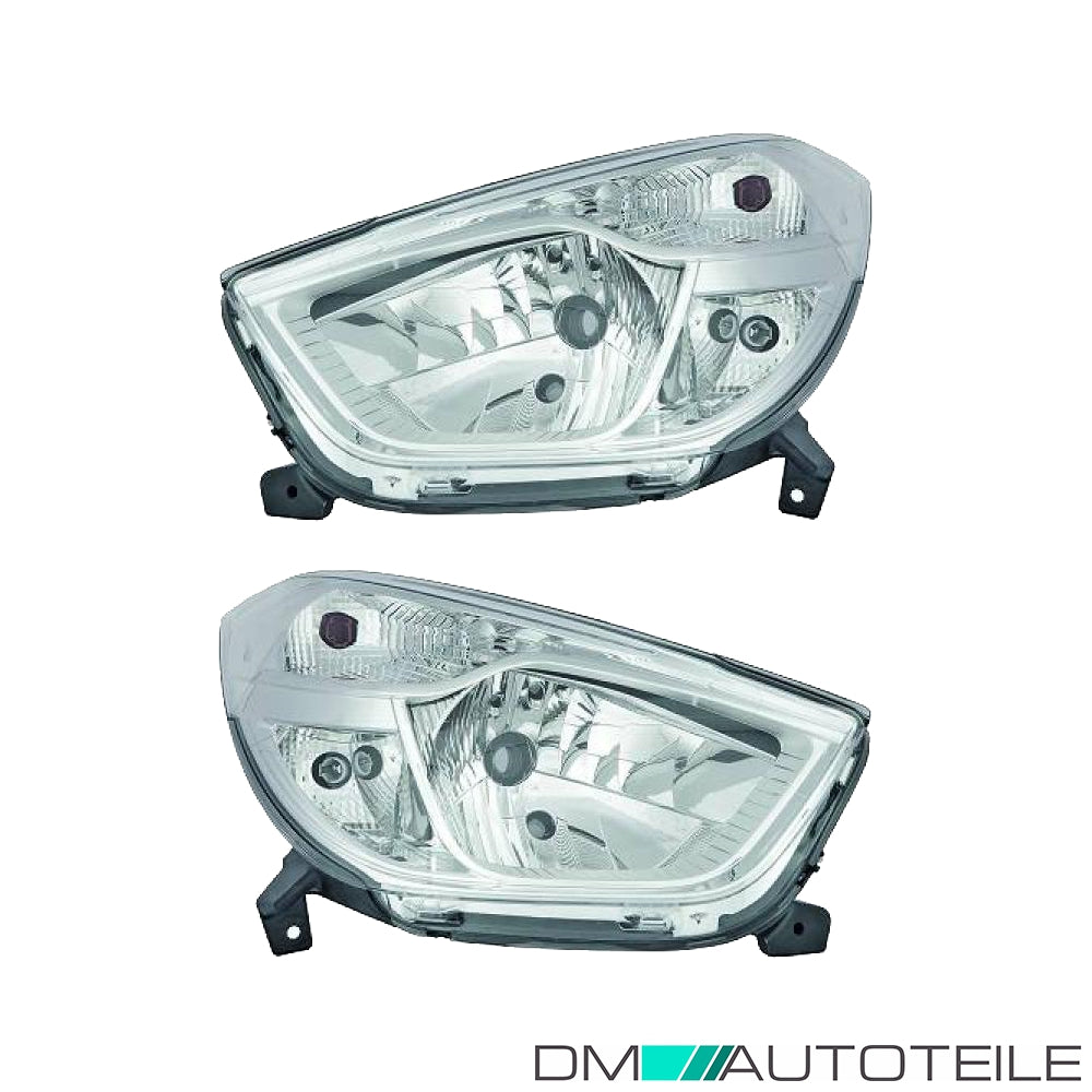 Scheinwerfer Depo H4 SET passt für Dacia Dokker Express/Lodgy (KE/JS) ab 12