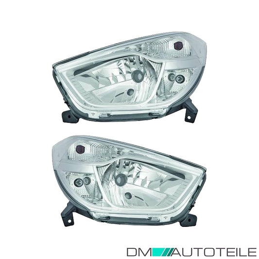 Scheinwerfer Depo H4 SET passt für Dacia Dokker Express/Lodgy (KE/JS) ab 12