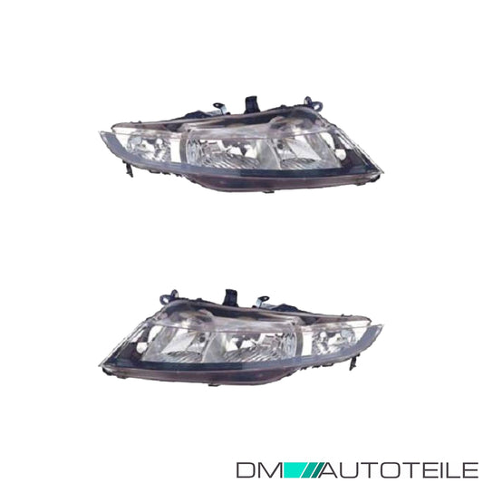 Scheinwerfer Depo H7/H1 SET passt für Honda Civic VIII Hatchback FN ab 06-11