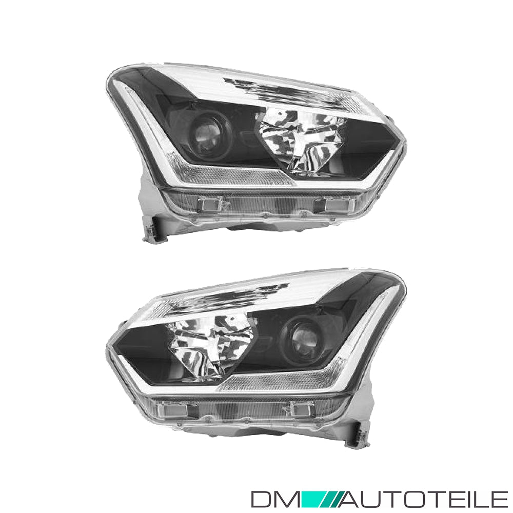 Scheinwerfer LED  H11/HB3 SET passt für Isuzu D-MAX II (TFR) ab Baujahr 2017