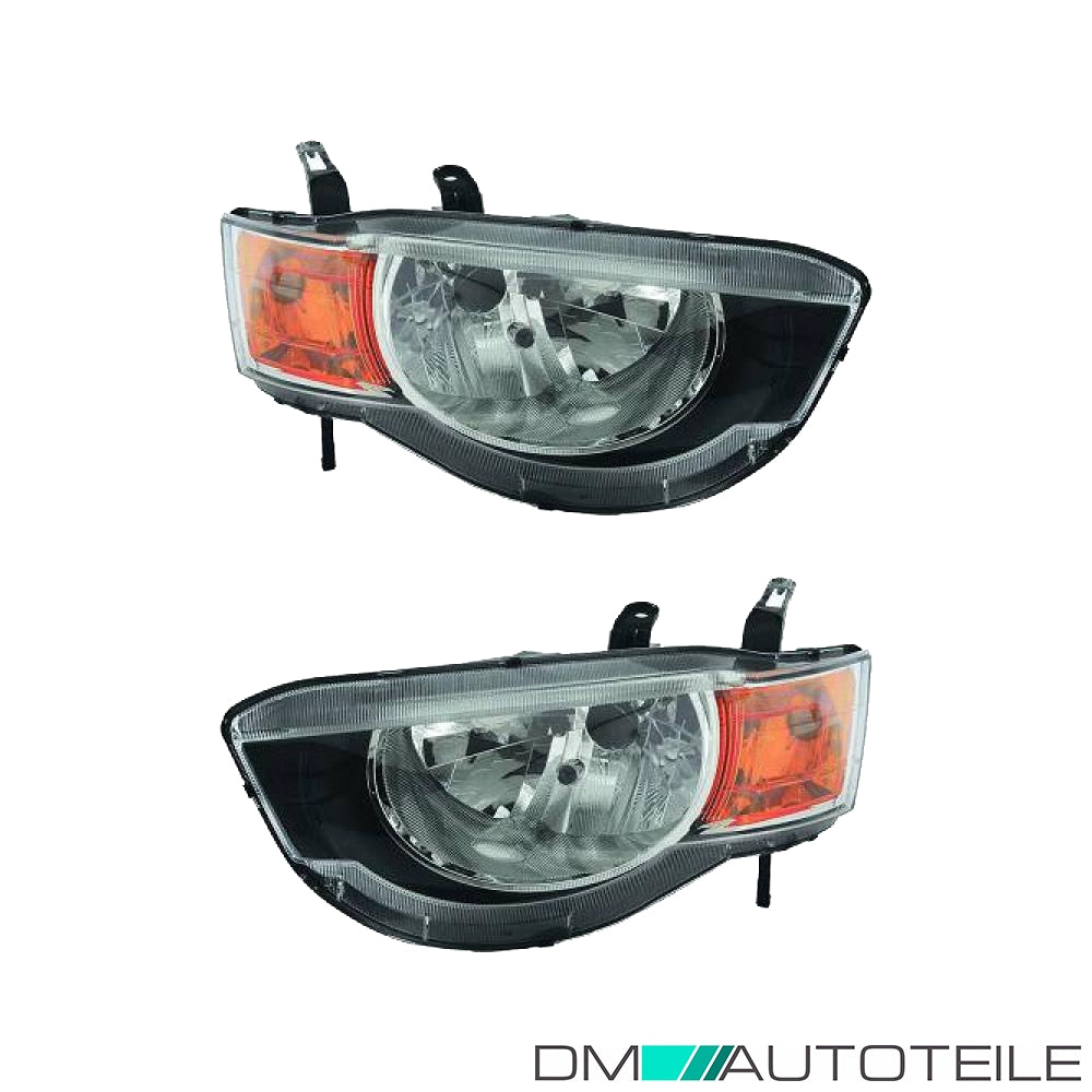 Scheinwerfer H4 Motor SET passt für Mitsubishi Colt VI CZC (Z3/RG) ab 08-12