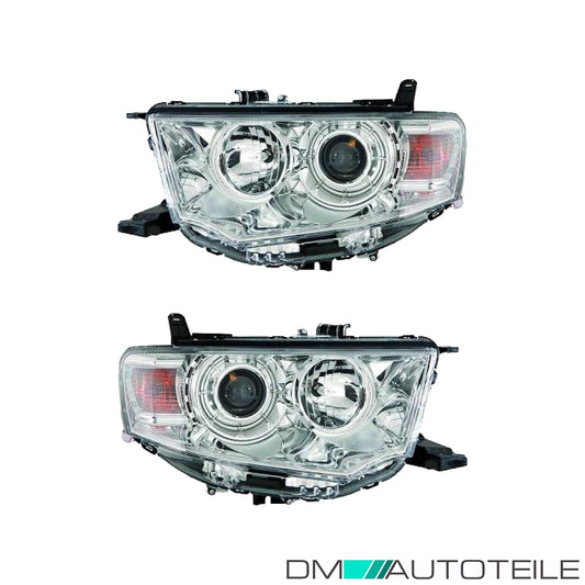 Scheinwerfer Depo H11 SET passt für Mitsubishi L200 Triton Pritsche ab 10-15