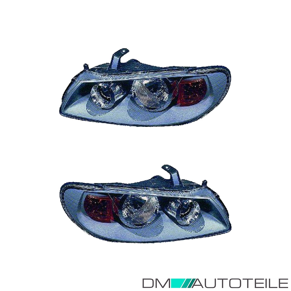 Scheinwerfer grau SET passt für Nissan Almera II (N16) ab Baujahr 02-06