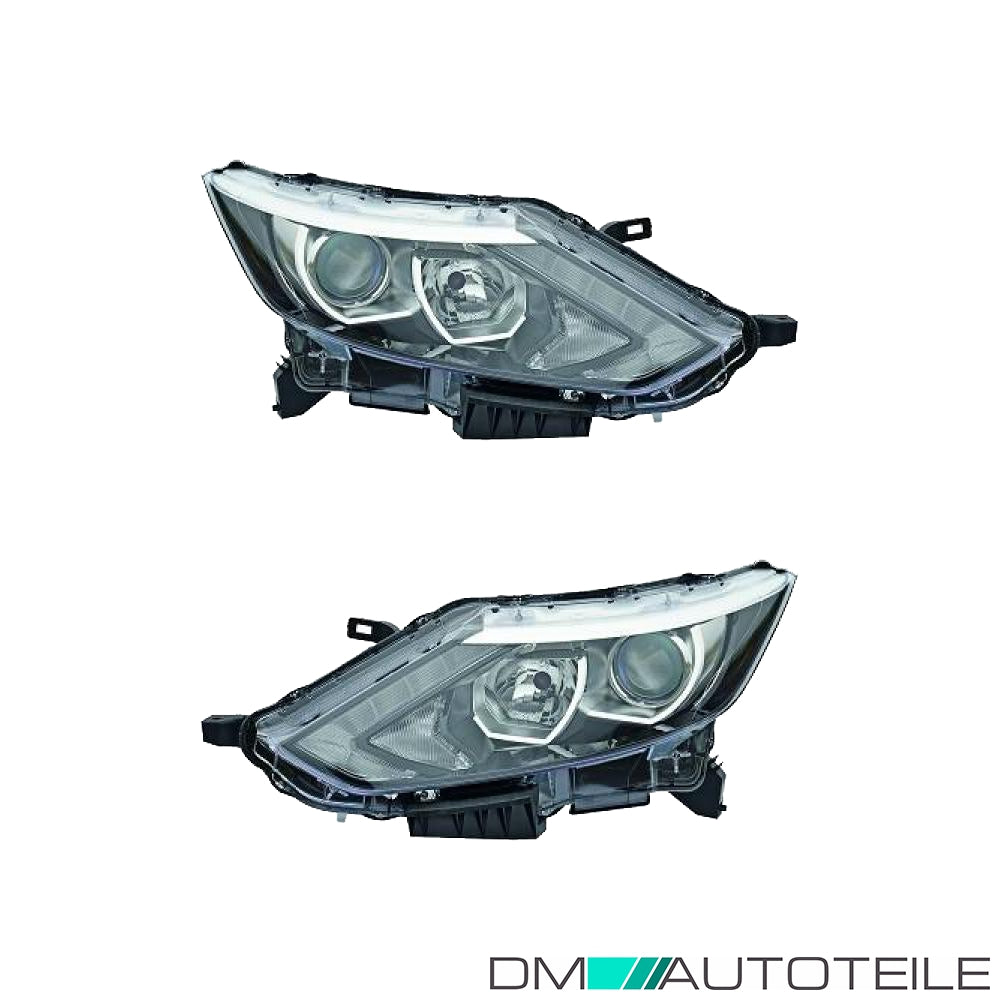 Scheinwerfer LED/H7 SET passt für Nissan Qashqai II J11 SUV ab Baujahr 13-17